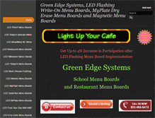 Tablet Screenshot of greenedgesystems.com